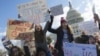 US- Students on Capitol Hill in Washington, DC, March 14, 2018. 